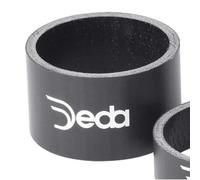 Deda Carbon Spacers 5 Units 1 1/8´´ / 15 mm Black