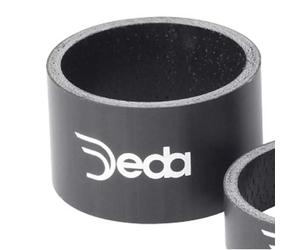 Deda Carbon Spacers 5 Units 1 1/8´´ / 20 mm Black