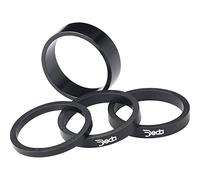 Deda Elementi 1 1/8" Alloy Headset Spacers 10pk - Black (10 mm) S