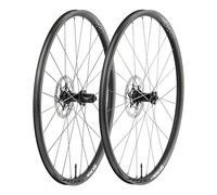 Deda Elementi Gera Gravel Alloy Wheelset, Campagnolo Freehub, Polish On Black (PoB)