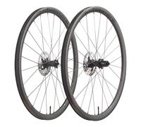 Deda Elementi Gera Gravel Carbon Wheelset, Polish On Black (PoB), Shimano Freehub