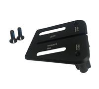 Deda Elementi Jet One Bridge Left Hand Including M4x12mm Bolts, One Size, Black