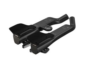 Deda Elementi Jet2 Hydro Handlebar Extensions, Black, 345mm, Compatible with SramBlips