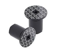 Deda Elementi Loop Bar-End Plugs, Black