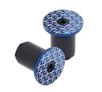 Deda Loop Bar End Plug - Blue/White