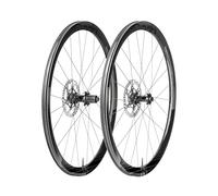 Deda RS4 DB Carbon Tubeless Wheels - Polish on Black 700C