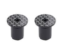 Deda Elementi Loop Bar End Plugs - Black