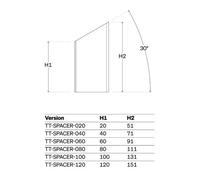 Deda Tt 80 Mm 30º Aero Bars One Size Black