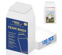 DEDC 100 Bulk Pack Psa Slab Sleeves, Team Bags Graded Card Sleeves Fit Psa Slab Protector for Trading Cards Baseball Sports Rating Boards