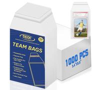 DEDC 1000 Bulk Pack Psa Slab Sleeves, Team Bags Graded Card Sleeves Fit Psa Slab Protector for Trading Cards Baseball Sports Rating Boards