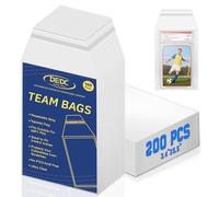 DEDC 200 Bulk Pack Psa Slab Sleeves, Team Bags Graded Card Sleeves Fit Psa Slab Protector for Trading Cards Baseball Sports Rating Boards