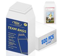 DEDC 500 Bulk Pack Psa Slab Sleeves, Team Bags Graded Card Sleeves Fit Psa Slab Protector for Trading Cards Baseball Sports Rating Boards