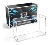 DEDC 6mm Extra Thick Acrylic Display Case for 151 UPC and Mega Charizard X EX UPC, UV Resistant Scratch Proof Storage Box Crystal Clear Booster Box Protector (2)