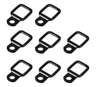 DEDC 8PCS D Ring Tie Down Anchors, Hardtop Quick Removal Fastener D Rings Anchors Replacement for 1995-2017 JK YJ TJ JKU Sports Sahara Freedom Rubicon X (8PCS Anchors Set)