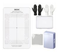 DEDCTG Premium Card Grading Kit with Centering Tool and Semi Rigid Holders for TCG Sports Cards Storage Box Set