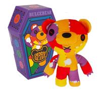 Deddy Bears Bulgebear Soft Toy 14cm Coffin Box, Plush Idea Spooky Collectable - 15cm X 8cm Multi X 1