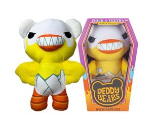 Deddy Bears - Chick-A Easter Soft Toy Plush Collectable In Coffin Box Halloween, Birthdays, Spooky Cuddlies Gifts, Creepy Children's and Adults - 30cm X 20cm