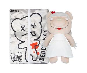 Deddy Bears - Dolly Soft Toy In Body Bag Plush Certificate Halloween, Birthdays, Spooky Cuddlies Gifts, Creepy Children's and Adults Collectables - 30cm Dolly