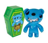 Deddy Bears Dripps Soft Toy 14cm Coffin Box, Plush Idea Spooky Collectable - 15cm X 8cm Blue X 1