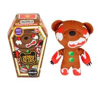 Deddy Bears Gingerbear Soft Toy 14cm Coffin Box, Plush Idea Spooky Collectable - 15cm X 8cm Brown X 1