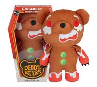 Deddy Bears Gingerbear Soft Toy 30cm Coffin Box, Plush Idea Spooky Collectable - 30cm X 12.8cm Brown X 1
