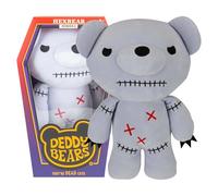 Deddy Bears Hexbear Soft Toy 30cm Coffin Box, Plush Idea Spooky Collectable - 30cm X 12.8cm Grey X 1