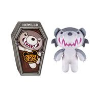 Deddy Bears - Howler Soft Toy 15cm With Coffin Plush - Halloween - Indoor Decorations, Props, Spooky Cuddlies Gifts, Creepy Children's and Adults Collectables Howler