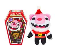 Deddy Bears Santa Clawz Soft Toy 14cm Coffin Box, Plush Idea Spooky Collectable - 15cm X 8cm Red X 1
