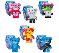 Deddy Bears Soft Toy Series 3 Complete Collection Pack Of 6-30cm Coffin Box, Plush Idea Spooky Collectable