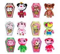 Deddy Bears Soft Toy Valentines Series 1 Complete Collection Coffin Box, Plush Idea Spooky Collectable - 15cm 6 Pack