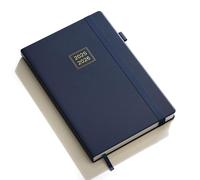DeDe Bee Calendar 2025-2026 Weekly Planner, Diary Book Calendar, A5 Hardback Diary, Multilingual, 1 Week 2 Pages, July 2025 - December 2026 (Blue)