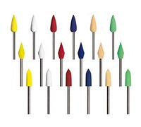 Dedeco Sunburst - 3/32” (2.35 mm) Shank Points - Precision Thermoplastic Rotary Cleaning, Deburring, and Polishing Tool Set,