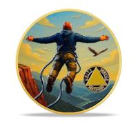 deDecoml Change and Recovery Coin Sober Coin with Inspiring Climber and Wings Design Embrace The Journey of Transformation
