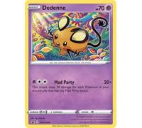 Dedenne SWSH080 Holo Pokemon Card (Shining Fates Promo Series) + 1x TitanCards® Toploader