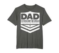 Dedicated And Devoted Happy Father's Day Christian Dad T-Shirt