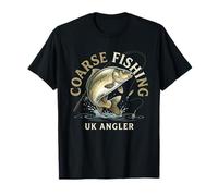 Dedicated British Coarse Fishing Angler UK River Lake Hobby T-Shirt