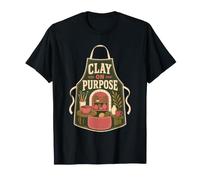Dedicated Clay Pottery Artist Crafting Studio Art T-Shirt