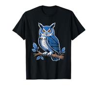 Dedicated Owl Watcher Who Goes Out Midnight Hear Screech T-Shirt