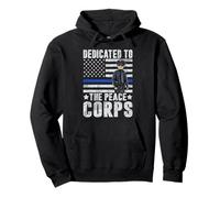 Dedicated to the Peace Corps Police Pullover Hoodie