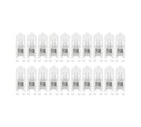 Dedjgoo 20 Pack 2000 Hours Life 3 Hours Daily Use | Long-lasting 2,000 hours life; 1.8 years at 3 hours daily; 900 lumens, 2800K, 360° beam.