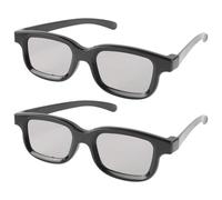Dedjgoo 3D Glasses for Cinemas & Passive Displays - 2 Pack Polarized. | Polarized design minimizes ghosting on polarized displays; ideal for cinema, home, and pub viewing including two pairs.