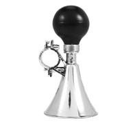 Dedjgoo Bicycle Air Horn Rubber Bulb, 21mm Handlebar Fit, Clear Design | Ultra-light 49 g horn with plastic housing, effortless squeeze bulb and 21mm handlebar compatibility for daily rides