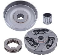 Dedjgoo Chainsaw Clutch Drum Rim Sprocket Bearing Kit 3/8-7T 503701501 Pro | Premium kit crafted for durability, featuring a robust metal body and protective coatings to extend clutch life.