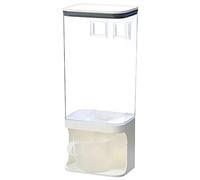 Dedjgoo Dry Food Dispenser Wall-Mounted Transparent Container for Pet Food | Clear, sealed dispensing for pet food; wall mount keeps bowls tidy and transparent jar shows remaining portions.