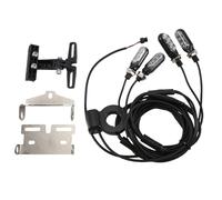 Dedjgoo Electric Bicycle Ebike Turn Signal Waterproof Cable LED Flashing | Weatherproof Ebike signal cable with LED; 12V, 2.58 m long, 0.5 kg; reliable for rain and mud riding.