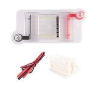 Dedjgoo Electrophoresis Tank Gel Prep Run Plastic Lab Teaching | Horizontal tank with gel chamber and sample comb, includes basic setup for gel preparation and running.