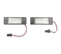 Dedjgoo License Plate Light 2-Pack, White Light, Direct Fit, Easy Install | Engineered to be error free, these lights replace the stock units quickly; no fault codes and a steady white beam.