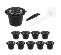 Dedjgoo Original Line Capsule Filters, Stainless Steel Lid Set Included | Compact 10-pack volume ideal for home use; fits Original Line machines; eco-friendly material reduces waste and saves money.