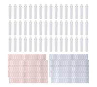 Dedjgoo Paint Tubes Empty Aluminum 20ml, 48 Pack with Caps for Acrylic/Oil