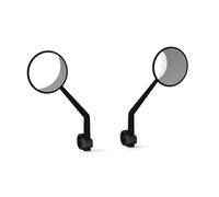 Dedjgoo Universal Scooter Rearview Mirror, Scooter Handlebar View Retroreflector 360° Rotation Safety Mirror 1 Pair, Easy to Use Fine Workmanship